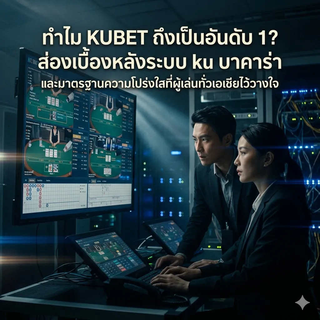 ทำไม KUBET ถึงเป็นอันดับ 1? ส่องเบื้องหลังระบบ ku บาคาร่า และมาตรฐานความโปร่งใสที่ผู้เล่นทั่วเอเชียไว้วางใจ