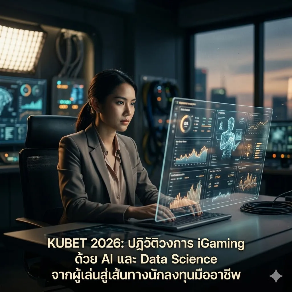 KUBET 2026: ปฏิวัติวงการ iGaming ด้วย AI และ Data Science จากผู้เล่นสู่เส้นทางนักลงทุนมืออาชีพ
